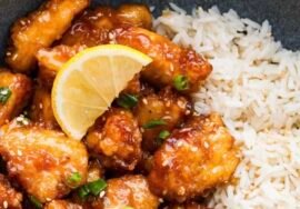 Chinese Lemon Chicken with Sweet and Tangy Sauce
