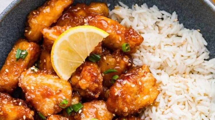 Chinese Lemon Chicken with Sweet and Tangy Sauce